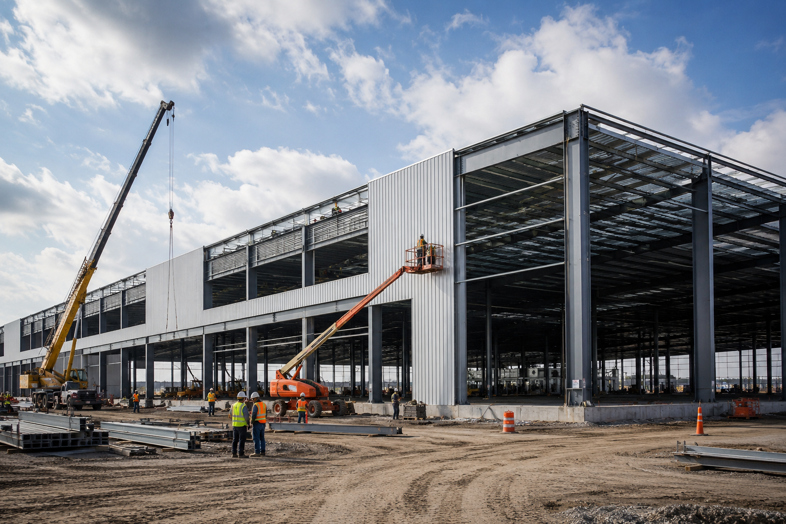 Industrial construction project